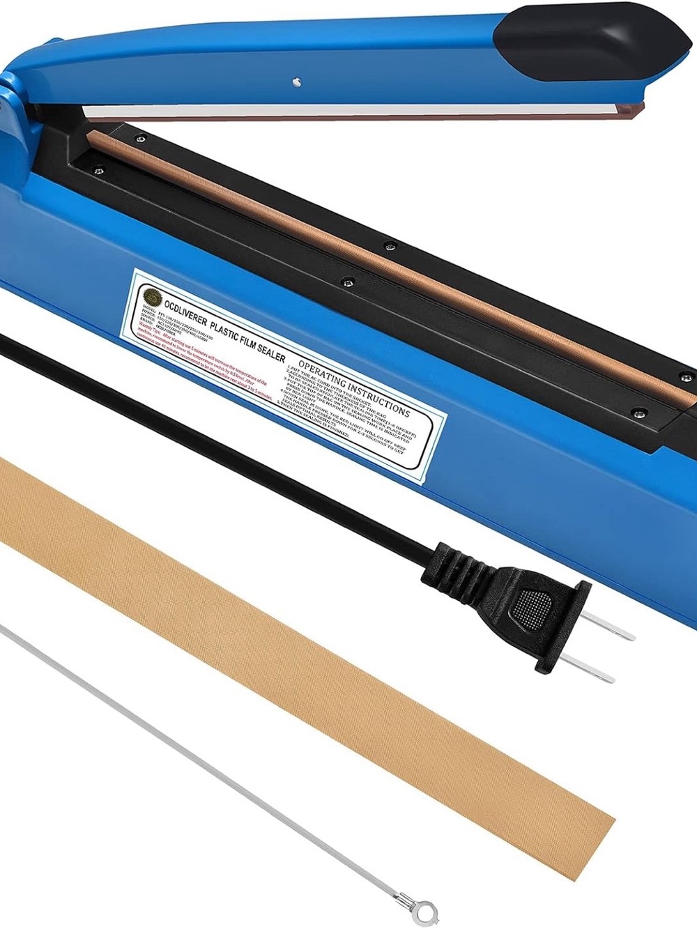 Blue Impulse Heat Sealer - Handheld Bag Sealing Tool
